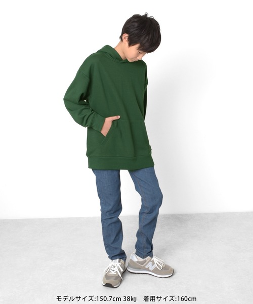 GLAZOS(グラソス)の「パーカー【セットアップ対応】(パーカー・キッズ・ネイビー/レッド/オフホワイト/ダークグリーン・140cm/150cm/160cm/170cm)」の19枚目の写真