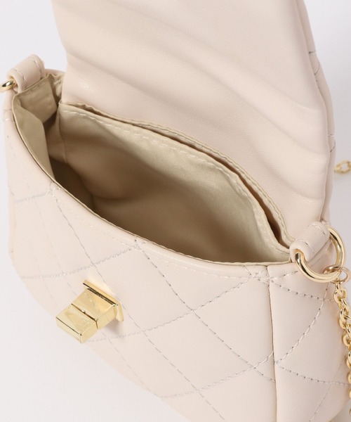 GLOBAL WORK(グローバルワーク)の「キルティングチェーンミニBAG/172562(ショルダーバッグ・キッズ・パープル/ブラック/ホワイト系8・ONE SIZE)」の10枚目の写真