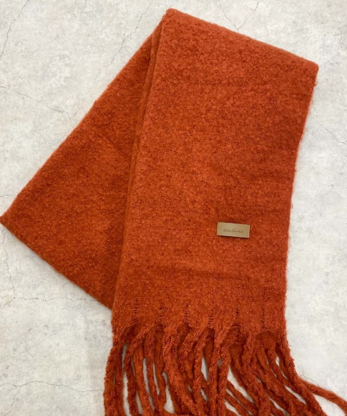 archives（アルシーヴ）の「無地ストール（ストール/ショール・レディース・モカ/アイボリー/オレンジ/ピンク/グレー/グリーン・FREE）」の16枚目の写真