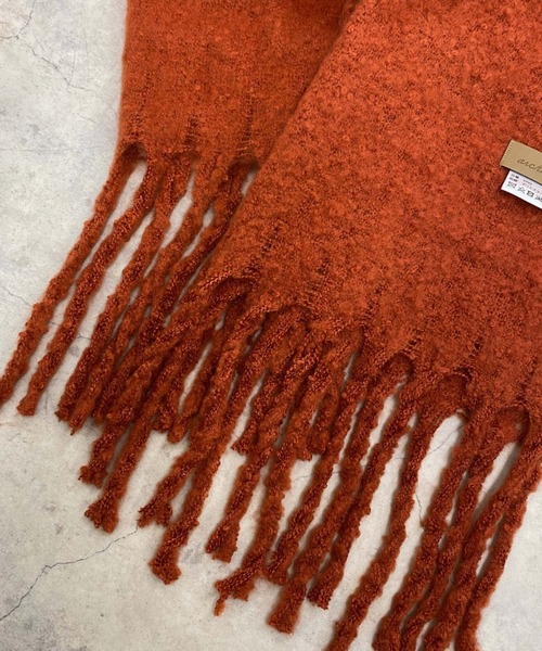 archives（アルシーヴ）の「無地ストール（ストール/ショール・レディース・モカ/アイボリー/オレンジ/ピンク/グレー/グリーン・FREE）」の11枚目の写真