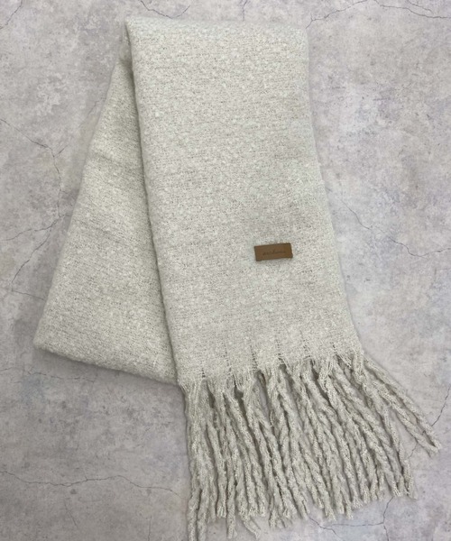 archives（アルシーヴ）の「無地ストール（ストール/ショール・レディース・モカ/アイボリー/オレンジ/ピンク/グレー/グリーン・FREE）」の9枚目の写真
