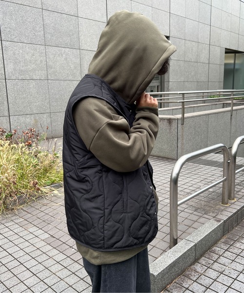 sedacle（セダクル）の「キルティングジレベスト（ベスト・メンズ・ブラック/カーキ・MEDIUM/LARGE）」の3枚目の写真