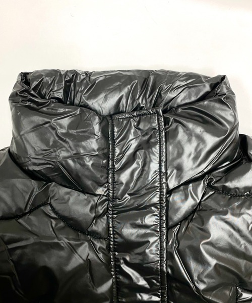 DIAVEL（ディアベル）の「微光沢中綿ベスト（ダウンベスト・レディース・ブラック/ホワイト・M）」の11枚目の写真