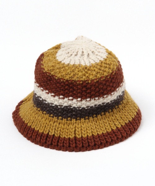 Santelli Francesca（サンテッリフランチェスカ）の「【Santelli Francesca(サンテリフランチェスカ)】ニットハット（ハット・レディース・グレー/ブラウン・FREE）」の4枚目の写真