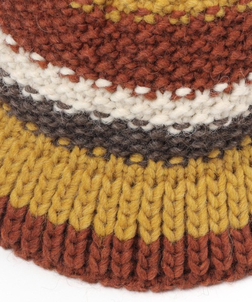 Santelli Francesca（サンテッリフランチェスカ）の「【Santelli Francesca(サンテリフランチェスカ)】ニットハット（ハット・レディース・グレー/ブラウン・FREE）」の8枚目の写真