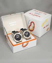 G-SHOCK（ジーショック）の「【山瀬まゆみ氏デザインパッケージ】Pair Model / ブラック＆ゴールド / GM-2100G-1A9JF × GM-S2100GB-1AJF（アナログ腕時計・キッズ）」