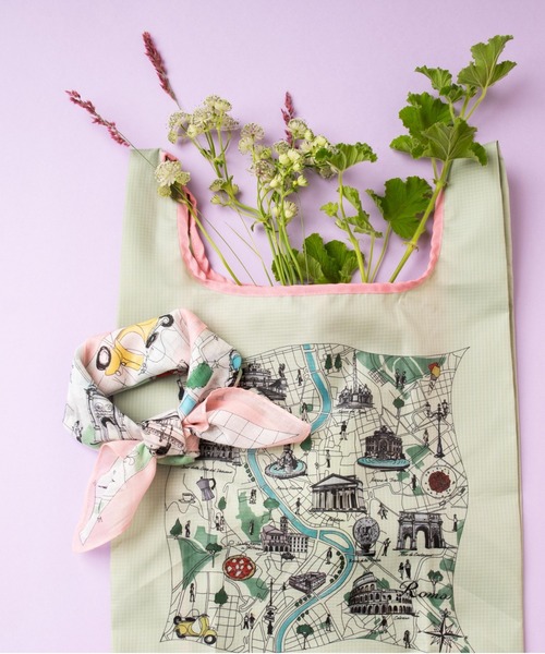 salle de bal(サルデバル)の「CHIZUTABI / チズタビ トートバッグ CHIZUTABI TOTE KBI(トートバッグ・レディース・オレンジ/ブラウン/ターコイズブルー/ブルー/ダークオレンジ/アイボリー/ピンク系1/ブラック/グレー/サックスブルー/グリーン/カーキ/パープル/ピンク・FREE)」の11枚目の写真