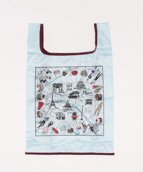 salle de bal(サルデバル)の「CHIZUTABI / チズタビ トートバッグ CHIZUTABI TOTE KBI(トートバッグ・レディース・オレンジ/ブラウン/ターコイズブルー/ブルー/ダークオレンジ/アイボリー/ピンク系1/ブラック/グレー/サックスブルー/グリーン/カーキ/パープル/ピンク・FREE)」の2枚目の写真
