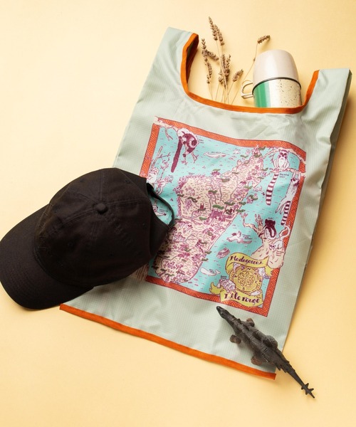 salle de bal(サルデバル)の「CHIZUTABI / チズタビ トートバッグ CHIZUTABI TOTE KBI(トートバッグ・レディース・オレンジ/ブラウン/ターコイズブルー/ブルー/ダークオレンジ/アイボリー/ピンク系1/ブラック/グレー/サックスブルー/グリーン/カーキ/パープル/ピンク・FREE)」の14枚目の写真