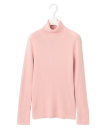 ICB（アイシービー）の「【洗える】エクストラファインメリノリブ タートルネックニット（ニット/セーター）」