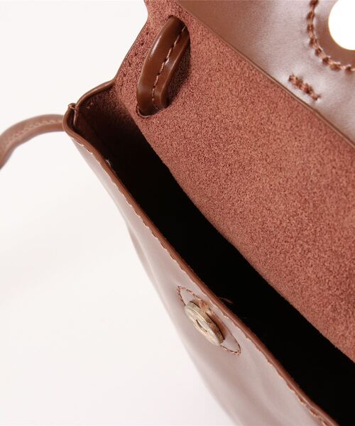 IO（イオ）（イオ）の「IO select / ミニショルダーＢＡＧ（ショルダーバッグ・レディース・グレー/ホワイト/ブラック/ブラウン/キャメル・ONESIZE）」の10枚目の写真