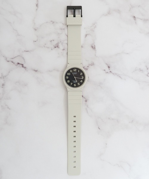 CASIO（カシオ）の「【60】【CASIO】EARTH  COLOR　Square＆Round　ANALOGUE（アナログ腕時計・メンズ・ワインレッド/ベージュ系その他/ブルー系その他/ネイビー/カーキ/ライトブルー/ベージュ/ライトピンク・FREE）」の3枚目の写真