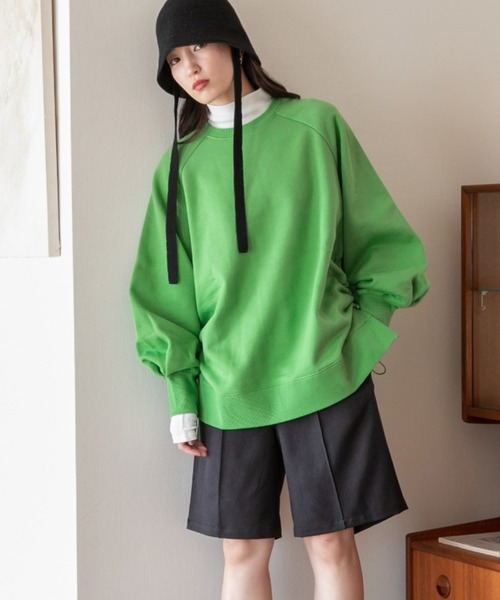 LOWRYS FARM（ローリーズファーム）の「ハイウエストピンタックショートパンツ　163118（その他パンツ・レディース・アイボリー/ブラック/グレー・FREE）」の8枚目の写真