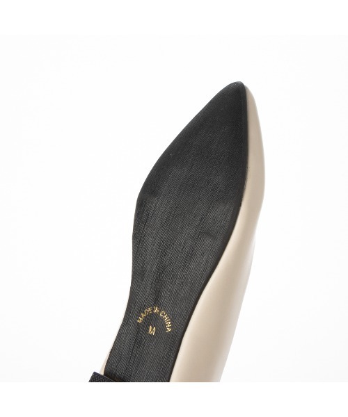 noyau（ノヤウ）の「ポインテッドトゥメタルヒールパンプス（パンプス・レディース・アイボリー/ブラック系その他6/ブラック/クリーム・LL/S/M/L）」の17枚目の写真