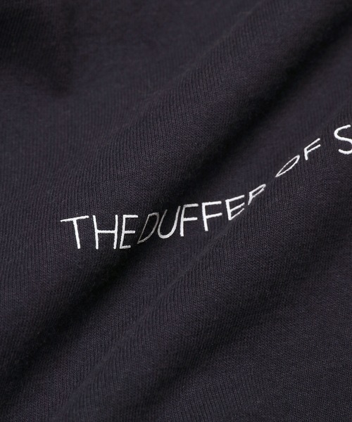 The DUFFER of ST.GEORGE（ザダファーオブセントジョージ）の「【WEB限定アイテム】8oz HEAVY WEIGHT 3QUATER HENLEY TEE：ヘビーウェイト オーバーサイズ 7分袖 ヘンリーTシャツ（Tシャツ/カットソー・メンズ・ブラック/ホワイト/ネイビー・SMALL/MEDIUM/LARGE/X-LARGE/XX-LARGE）」の9枚目の写真