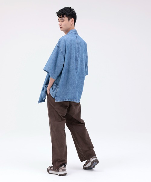 ARCH & LINE(アーチアンドライン)の「ライトデニム作務衣LIGHT DENIM SAMUE(その他アウター・レディース・ブルー/アクア・1)」の5枚目の写真
