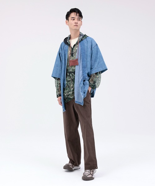 ARCH & LINE(アーチアンドライン)の「ライトデニム作務衣LIGHT DENIM SAMUE(その他アウター・レディース・ブルー/アクア・1)」の4枚目の写真