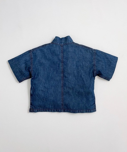 ARCH & LINE(アーチアンドライン)の「ライトデニム作務衣LIGHT DENIM SAMUE(その他アウター・レディース・ブルー/アクア・1)」の9枚目の写真