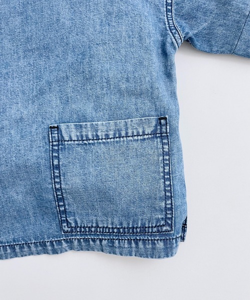 ARCH & LINE(アーチアンドライン)の「ライトデニム作務衣LIGHT DENIM SAMUE(その他アウター・レディース・ブルー/アクア・1)」の11枚目の写真