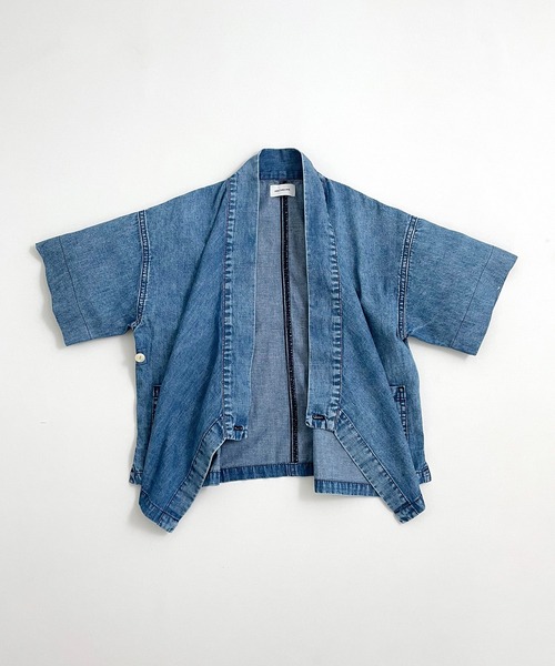 ARCH & LINE(アーチアンドライン)の「ライトデニム作務衣LIGHT DENIM SAMUE(その他アウター・レディース・ブルー/アクア・1)」の15枚目の写真