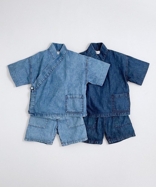 ARCH & LINE(アーチアンドライン)の「ライトデニム作務衣LIGHT DENIM SAMUE(その他アウター・レディース・ブルー/アクア・1)」の18枚目の写真