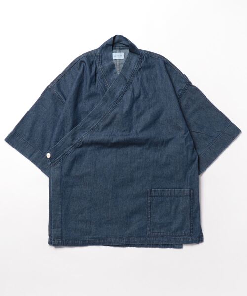 ARCH & LINE(アーチアンドライン)の「ライトデニム作務衣LIGHT DENIM SAMUE(その他アウター・レディース・ブルー/アクア・1)」の21枚目の写真