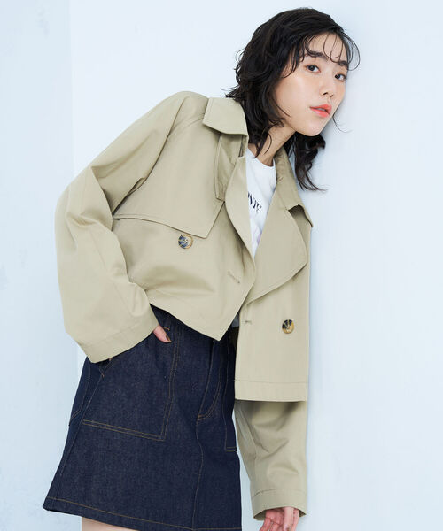 fredy emue(フレディエミュ)の「マルチWAYトレンチコート(トレンチコート・レディース・ベージュ/ネイビー・38)」の10枚目の写真