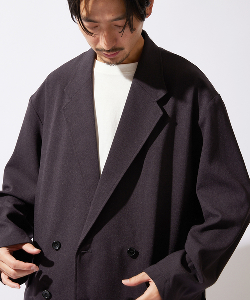 JOURNAL STANDARD(ジャーナルスタンダード)の「【ジャケット+イージーパンツの2点セット】ポリエステルトロ W セットアップ(セットアップ・メンズ・アイボリー/ベージュ系その他/ブラック系その他・LARGE/SMALL/MEDIUM)」の11枚目の写真