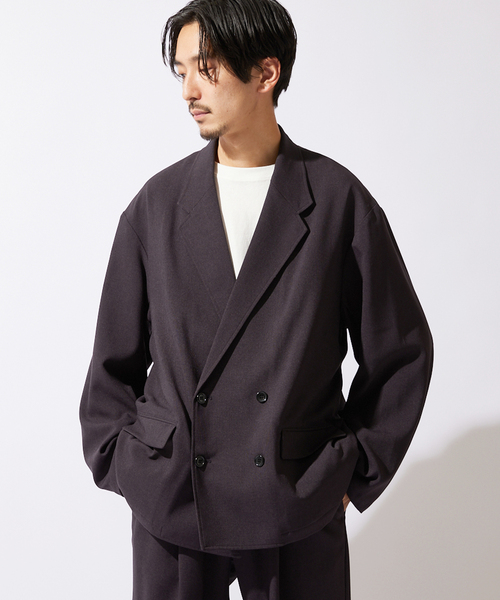 JOURNAL STANDARD(ジャーナルスタンダード)の「【ジャケット+イージーパンツの2点セット】ポリエステルトロ W セットアップ(セットアップ・メンズ・アイボリー/ベージュ系その他/ブラック系その他・LARGE/SMALL/MEDIUM)」の12枚目の写真