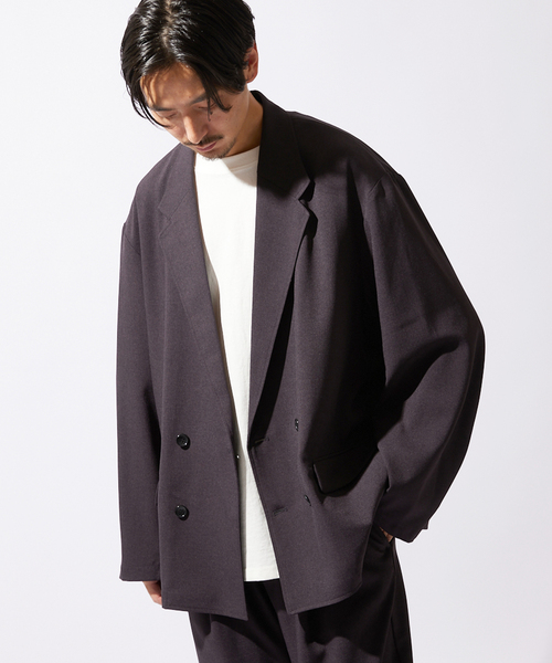 JOURNAL STANDARD(ジャーナルスタンダード)の「【ジャケット+イージーパンツの2点セット】ポリエステルトロ W セットアップ(セットアップ・メンズ・アイボリー/ベージュ系その他/ブラック系その他・LARGE/SMALL/MEDIUM)」の15枚目の写真
