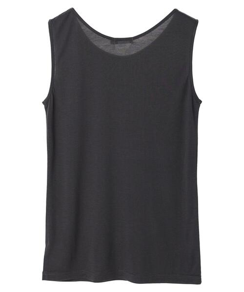 CRAFT STANDARD BOUTIQUE（クラフトスタンダードブティック）の「シアータンクトップ（Tシャツ/カットソー・レディース・イエロー/ホワイト/グリーン/チャコールグレー・M/L）」の18枚目の写真