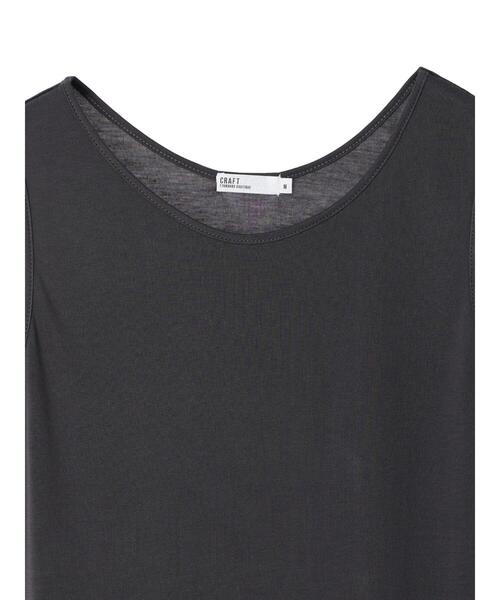 CRAFT STANDARD BOUTIQUE（クラフトスタンダードブティック）の「シアータンクトップ（Tシャツ/カットソー・レディース・イエロー/ホワイト/グリーン/チャコールグレー・M/L）」の17枚目の写真