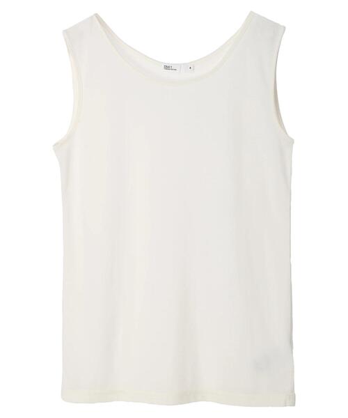 CRAFT STANDARD BOUTIQUE（クラフトスタンダードブティック）の「シアータンクトップ（Tシャツ/カットソー・レディース・イエロー/ホワイト/グリーン/チャコールグレー・M/L）」の9枚目の写真