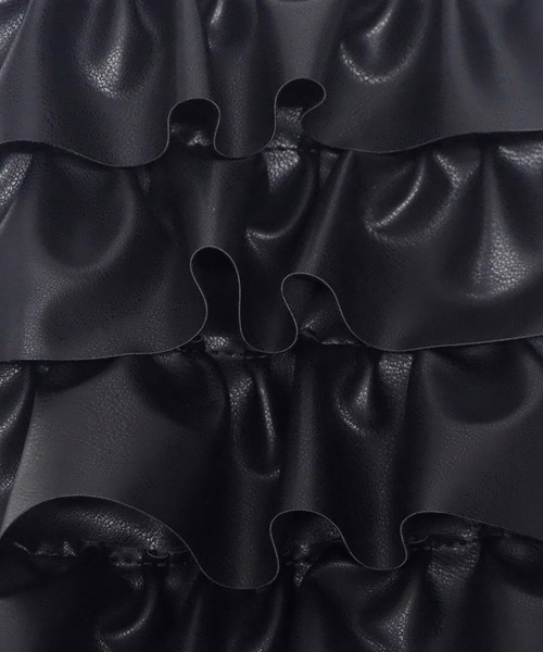 Casselini（キャセリーニ）の「Casselini(キャセリーニ)フリルショルダー（ショルダーバッグ・レディース・シルバー/ブラック/アイボリー/イエロー/カーキ・FREE）」の9枚目の写真