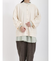 Samansa Mos2 | ストレッチツイルカットカーディガン(カーディガン/ボレロ)