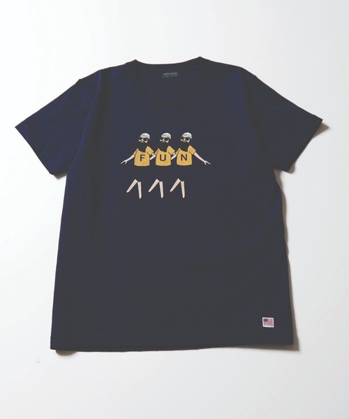 modem design(モデムデザイン)の「MODEM DESIGN モデムデザイン FUN OJISAN Tee Tシャツ(Tシャツ/カットソー・メンズ・ホワイト/ネイビー・SMALL/MEDIUM/LARGE/X-LARGE)」の5枚目の写真