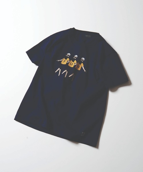 modem design(モデムデザイン)の「MODEM DESIGN モデムデザイン FUN OJISAN Tee Tシャツ(Tシャツ/カットソー・メンズ・ホワイト/ネイビー・SMALL/MEDIUM/LARGE/X-LARGE)」の6枚目の写真