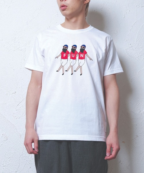 modem design(モデムデザイン)の「MODEM DESIGN モデムデザイン FUN OJISAN Tee Tシャツ(Tシャツ/カットソー・メンズ・ホワイト/ネイビー・SMALL/MEDIUM/LARGE/X-LARGE)」の11枚目の写真