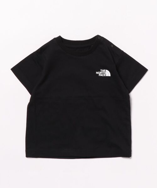 THE NORTH FACE（ザノースフェイス）の「THE NORTH FACE/ザ・ノース・フェイス/B S/S BACK SQU T/ベビー S/Sバックスクエアティー/BABY/ﾍﾞﾋﾞｰ/NTB32333/B S/S BACK SQU T（その他ベビー用品・キッズ・オリーブ/ブラック/オレンジ・80ｃｍ/90cm）」の2枚目の写真
