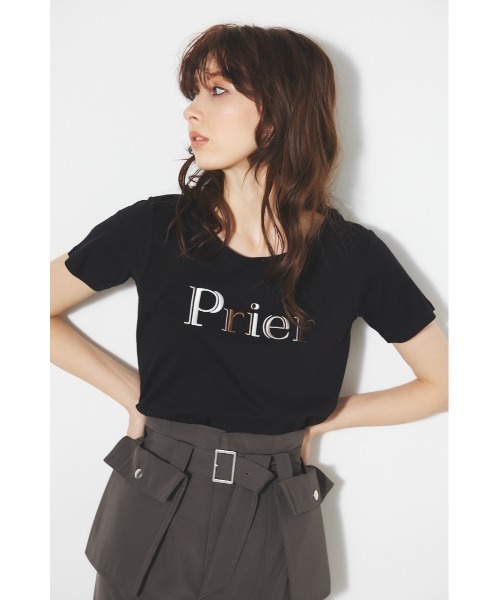 rienda（リエンダ）の「PRieR Tシャツ 春服（Tシャツ/カットソー・レディース・イエロー/ホワイト/ピンク/ブルー/ブラック・FREE）」の14枚目の写真