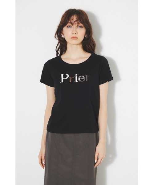 rienda（リエンダ）の「PRieR Tシャツ 春服（Tシャツ/カットソー・レディース・イエロー/ホワイト/ピンク/ブルー/ブラック・FREE）」の15枚目の写真