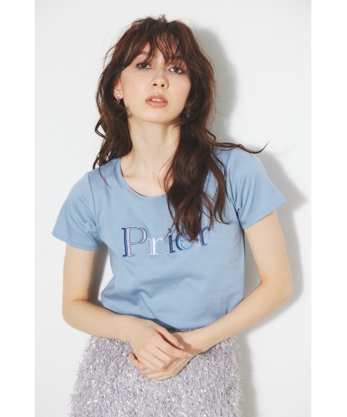 rienda（リエンダ）の「PRieR Tシャツ 春服（Tシャツ/カットソー・レディース・イエロー/ホワイト/ピンク/ブルー/ブラック・FREE）」の17枚目の写真