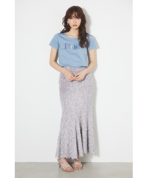 rienda（リエンダ）の「PRieR Tシャツ 春服（Tシャツ/カットソー・レディース・イエロー/ホワイト/ピンク/ブルー/ブラック・FREE）」の18枚目の写真
