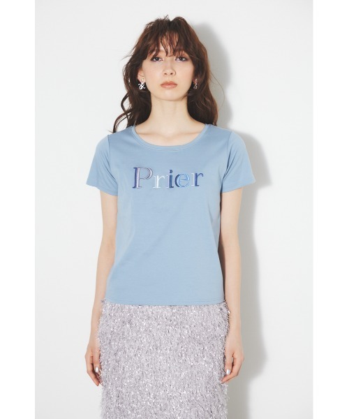 rienda（リエンダ）の「PRieR Tシャツ 春服（Tシャツ/カットソー・レディース・イエロー/ホワイト/ピンク/ブルー/ブラック・FREE）」の20枚目の写真