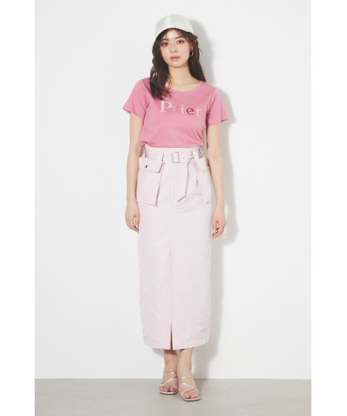 rienda（リエンダ）の「PRieR Tシャツ 春服（Tシャツ/カットソー・レディース・イエロー/ホワイト/ピンク/ブルー/ブラック・FREE）」の6枚目の写真