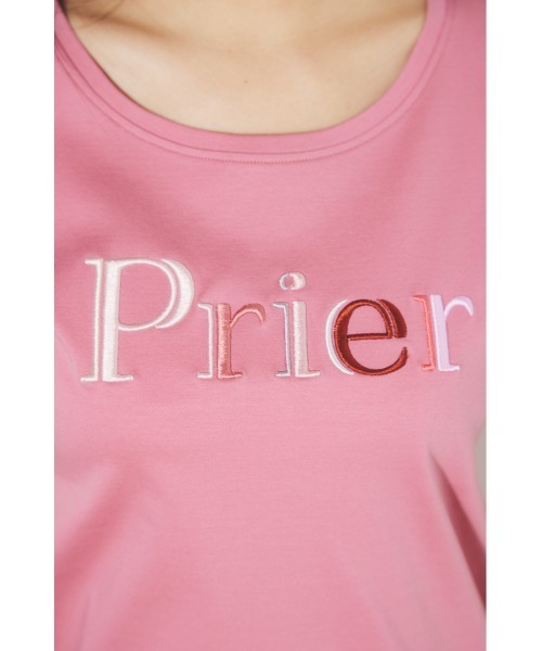 rienda（リエンダ）の「PRieR Tシャツ 春服（Tシャツ/カットソー・レディース・イエロー/ホワイト/ピンク/ブルー/ブラック・FREE）」の10枚目の写真