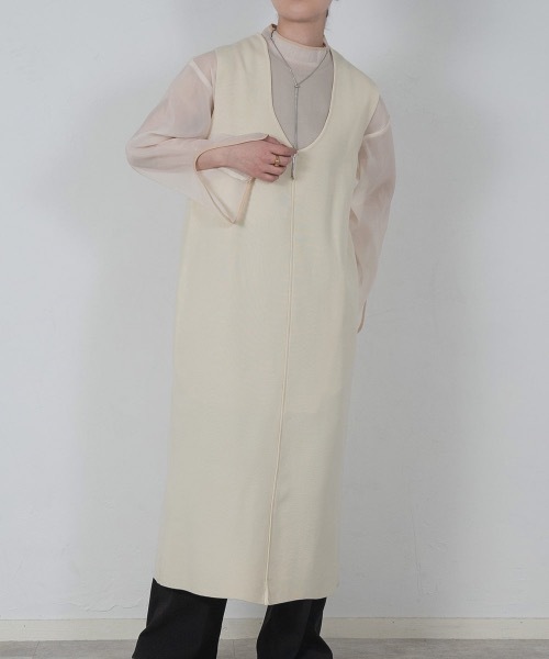 lawgy（ラウジー）の「2way long vest op（ワンピース）」 - WEAR 