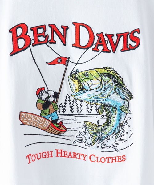 セール】【BEN DAVIS/ベンデイビス】バック刺繍 ワンポイント