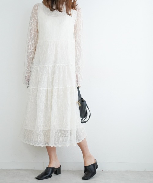 Fabby fabby（ファビィーファビィー）の「プレーンスクエアサボミュールサンダル（サンダル・レディース・ブラック/オフホワイト/ライトベージュ・MEDIUM/SMALL/LARGE）」の10枚目の写真