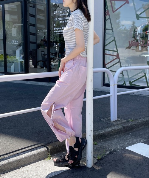 one way（ワンウェイ）の「ワンポイント刺繍テレコトップス（Tシャツ/カットソー・レディース・ブラック系その他/ホワイト/ピンク/ブラック・FREE）」の22枚目の写真